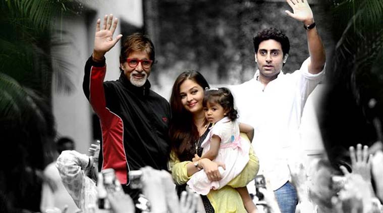 Proud grandfather Amitabh Bachchan attends Aaradhya’s annual day